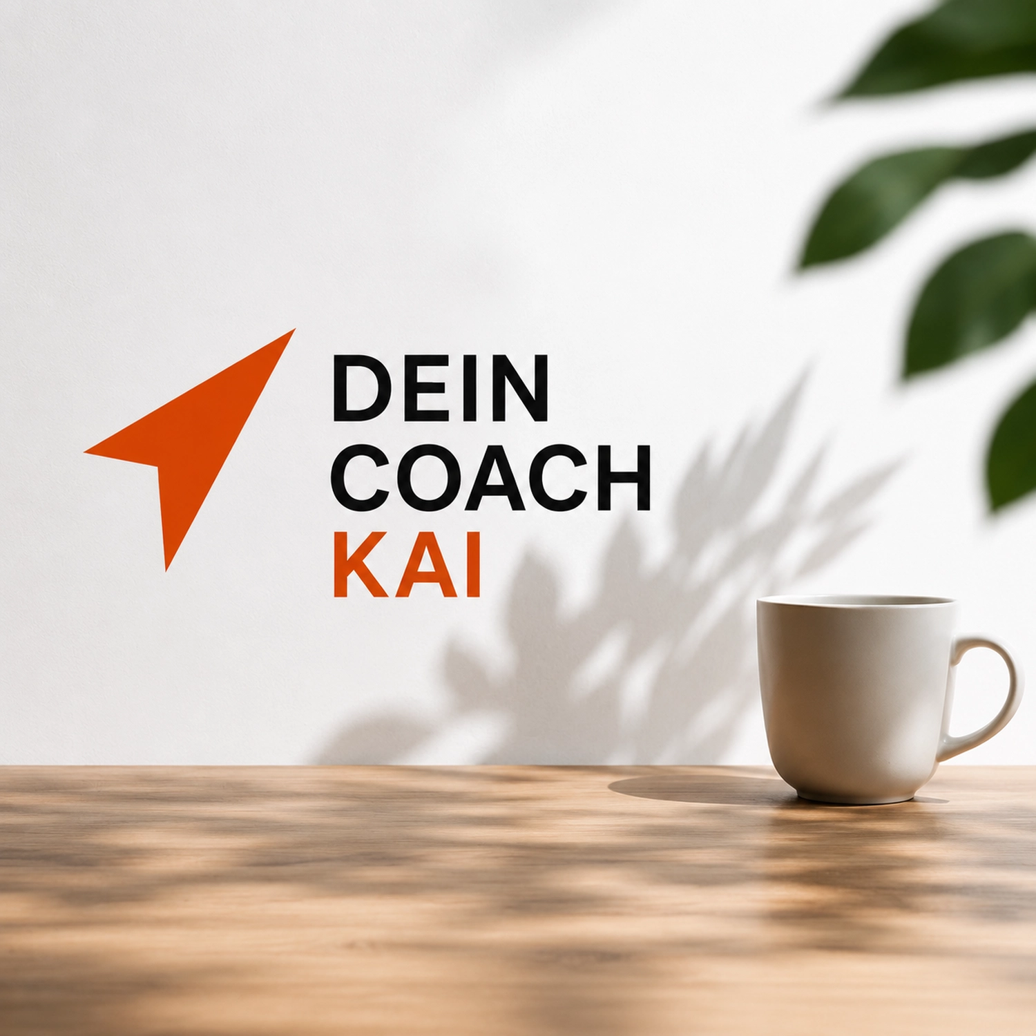 Dein Coach Kai – Executive & Leadership Coaching – Ein Zuhörer hebt während einer Präsentation in einem hellen Raum mit großen Sprossenfenstern die Hand.