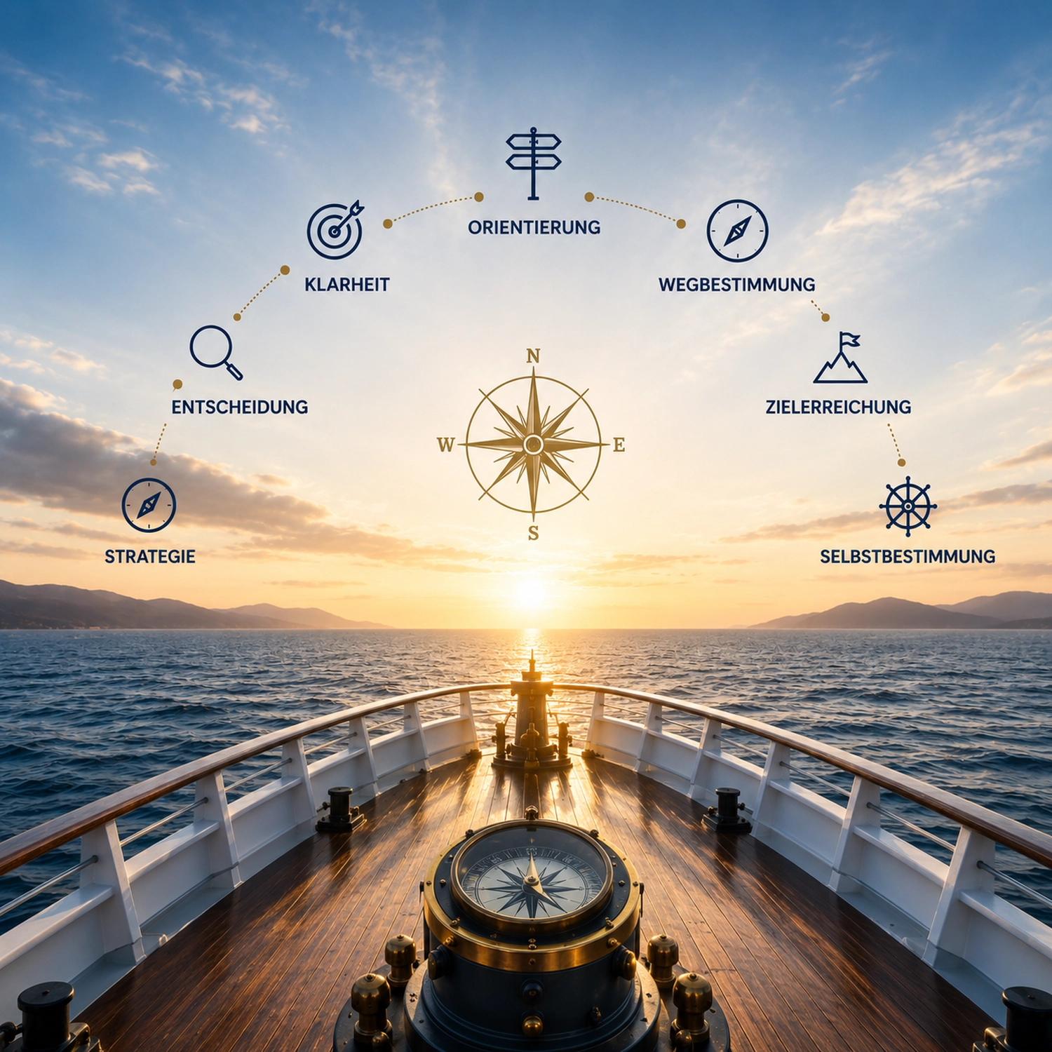 Dein Coach Kai – Executive & Leadership Coaching – Drei Geschäftsleute in Anzügen sitzen zusammen und sichten Informationen auf einem Tablet in einer hellen Bürolobby.